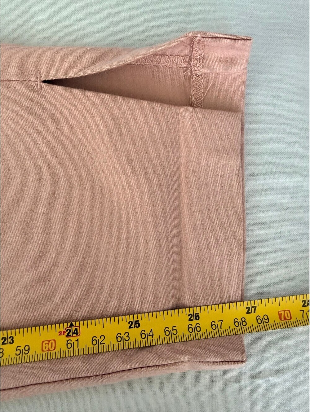 Mango Women’s Size 4 Brown Slim Ankle Pants Zip Pockets Stretch Trousers - Picture 8 of 9